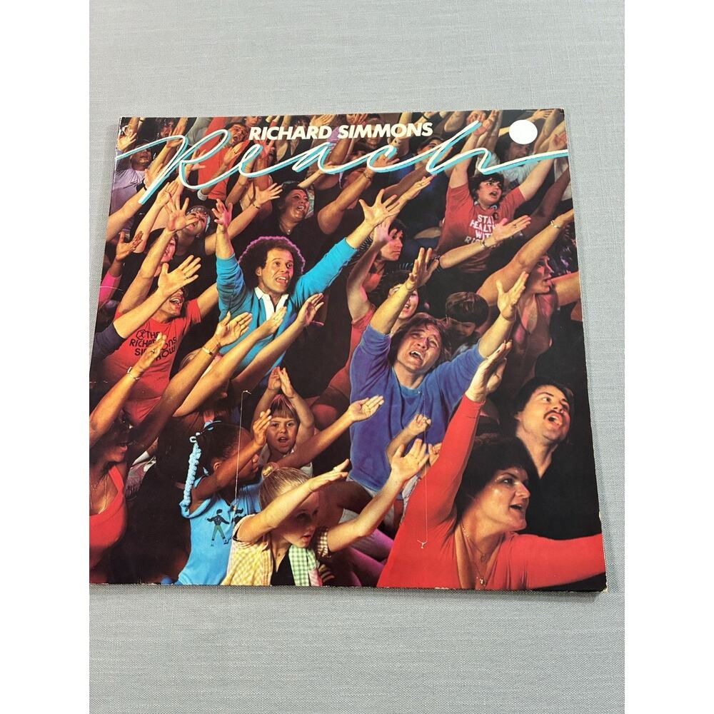 Richard Simmons Reach Vinyl Sleeve + Workout Booklet Only (No Record) Wall Art